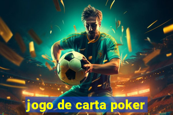 jogo de carta poker