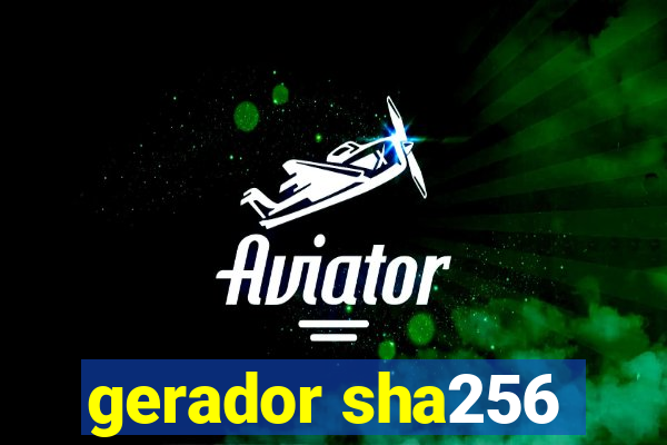 gerador sha256