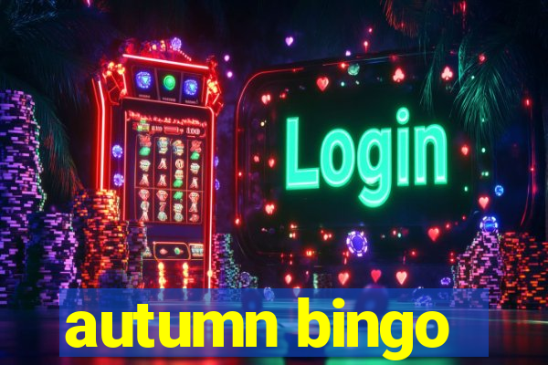 autumn bingo