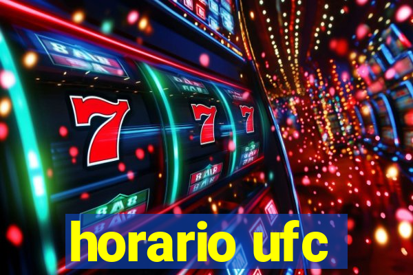 horario ufc