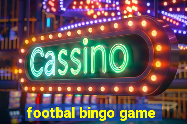 footbal bingo game