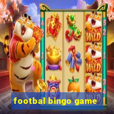 footbal bingo game