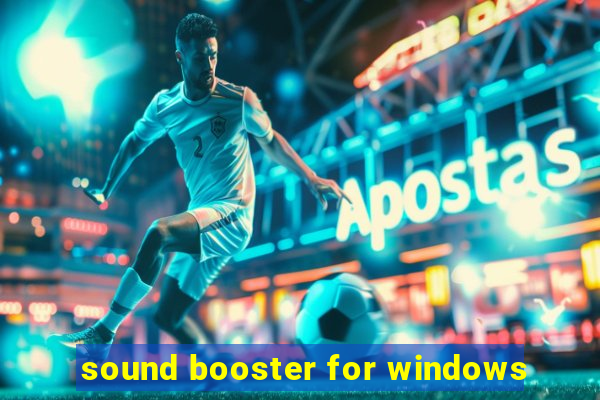 sound booster for windows