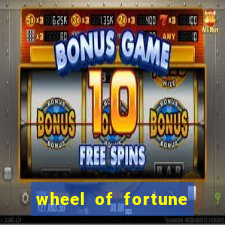 wheel of fortune slot games