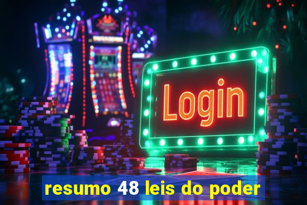 resumo 48 leis do poder