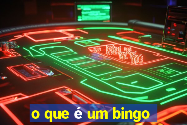 o que é um bingo