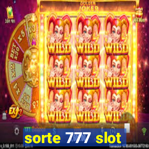 sorte 777 slot