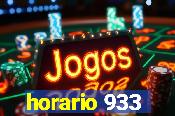 horario 933