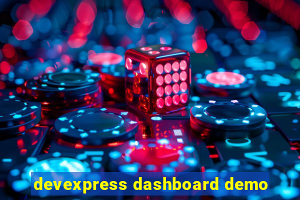 devexpress dashboard demo