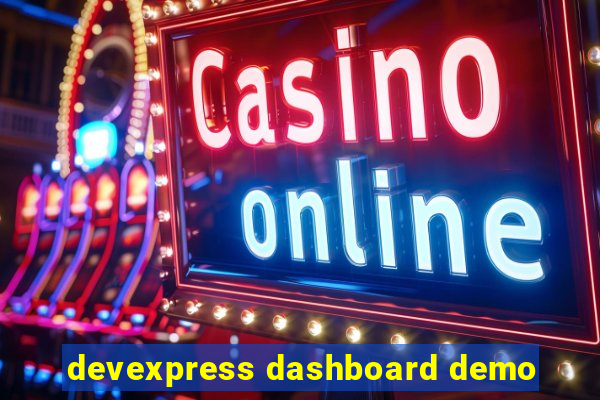 devexpress dashboard demo