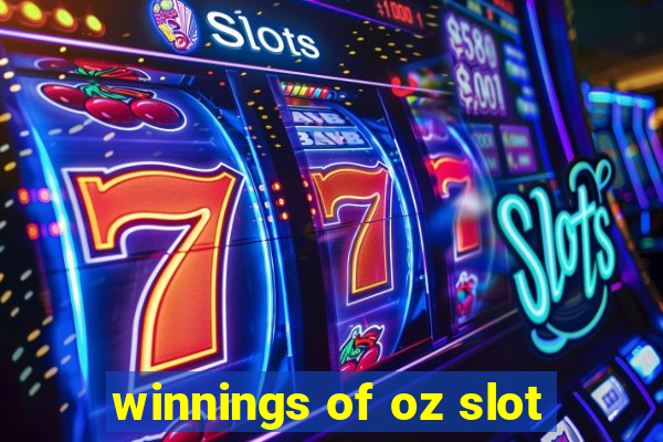 winnings of oz slot