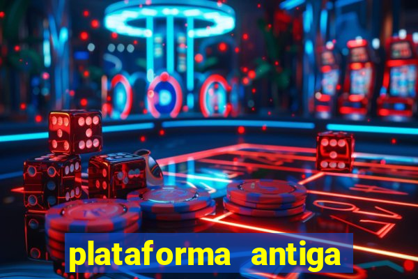 plataforma antiga de jogos