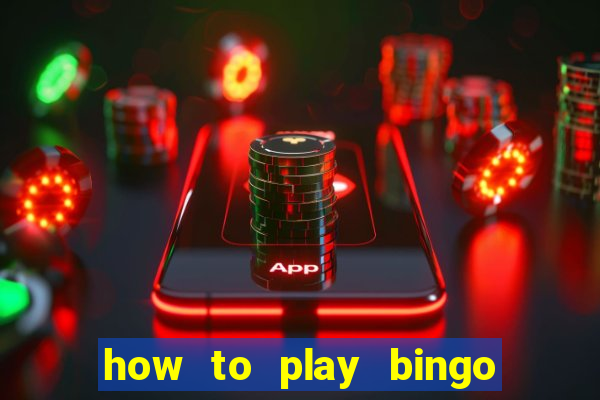 how to play bingo for money