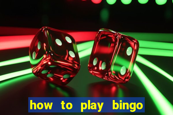 how to play bingo for money