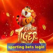 sporting bets login