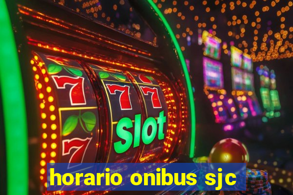 horario onibus sjc