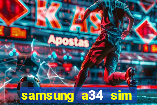 samsung a34 sim card slot