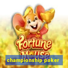 championship poker