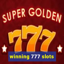 winning 777 slots