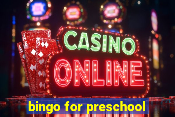 bingo for preschool