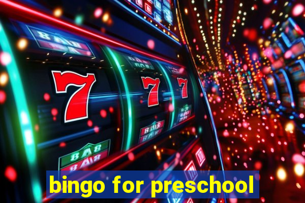 bingo for preschool