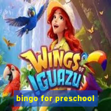 bingo for preschool