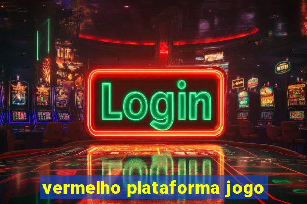 vermelho plataforma jogo