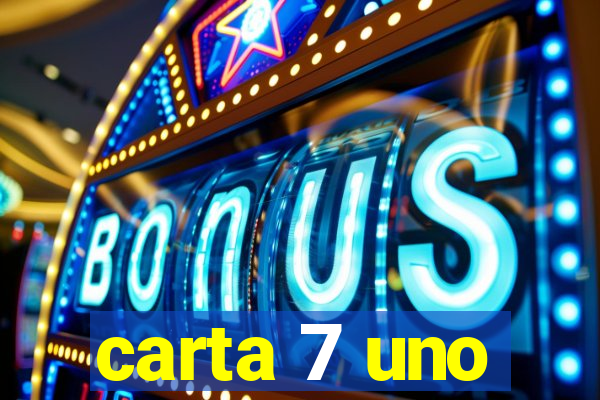 carta 7 uno