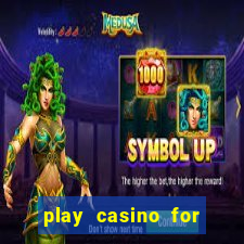 play casino for real money no deposit