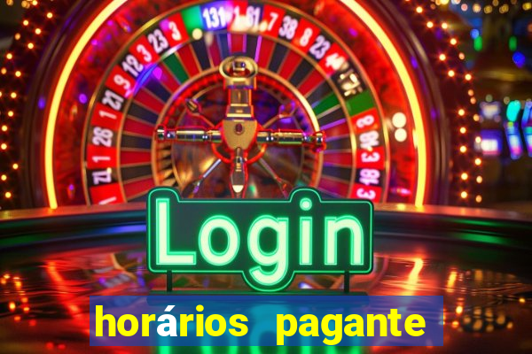 horários pagante fortune tiger