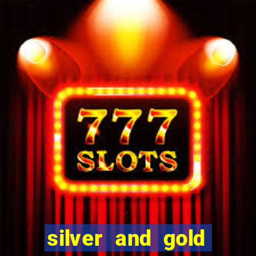 silver and gold slot machine