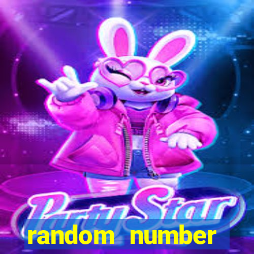 random number generator bingo