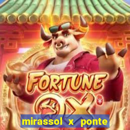 mirassol x ponte preta palpite