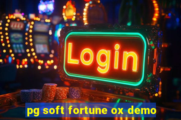 pg soft fortune ox demo