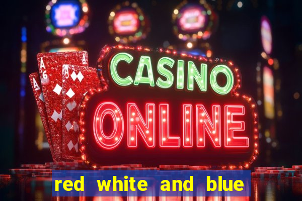 red white and blue slot machine