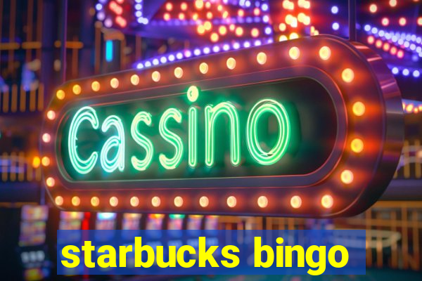 starbucks bingo