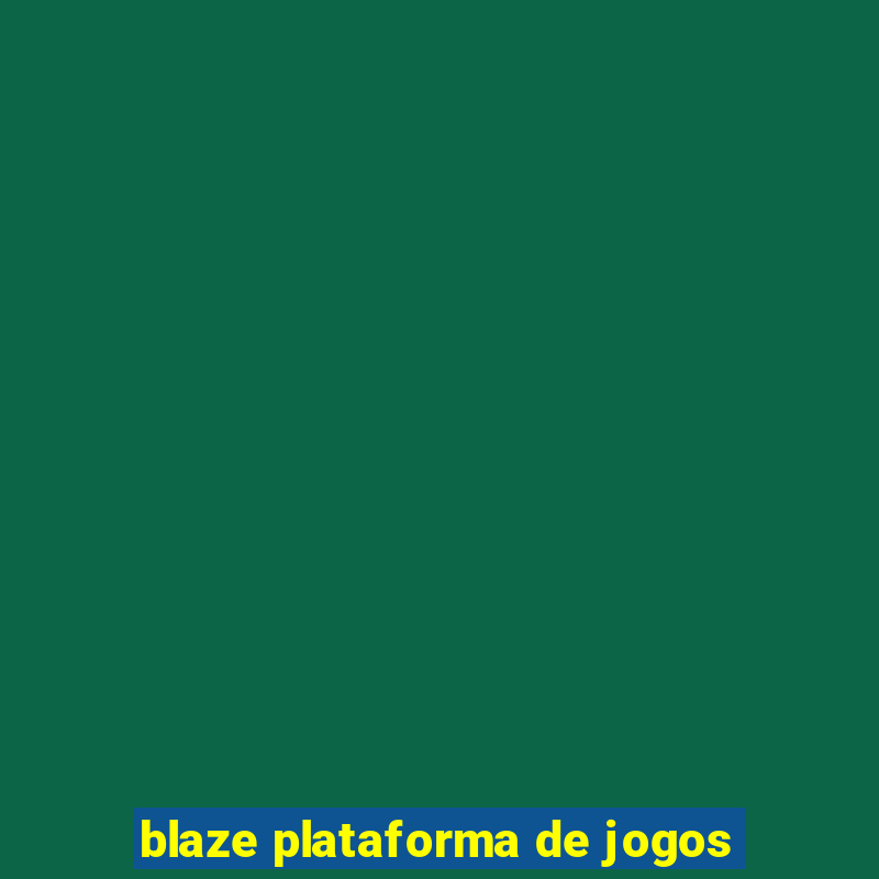 blaze plataforma de jogos