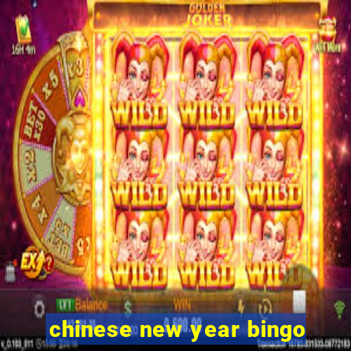 chinese new year bingo