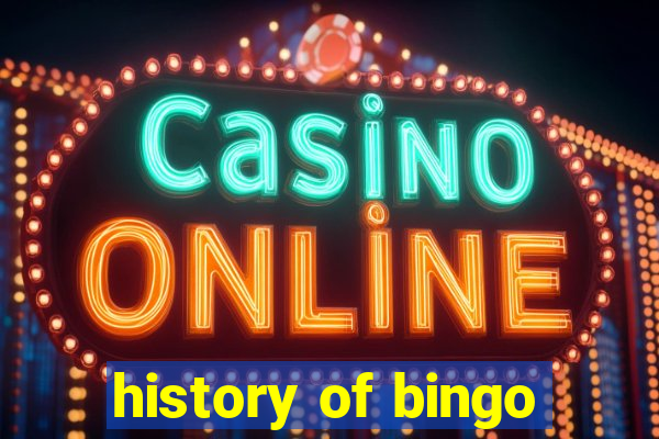 history of bingo