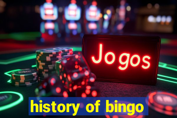 history of bingo