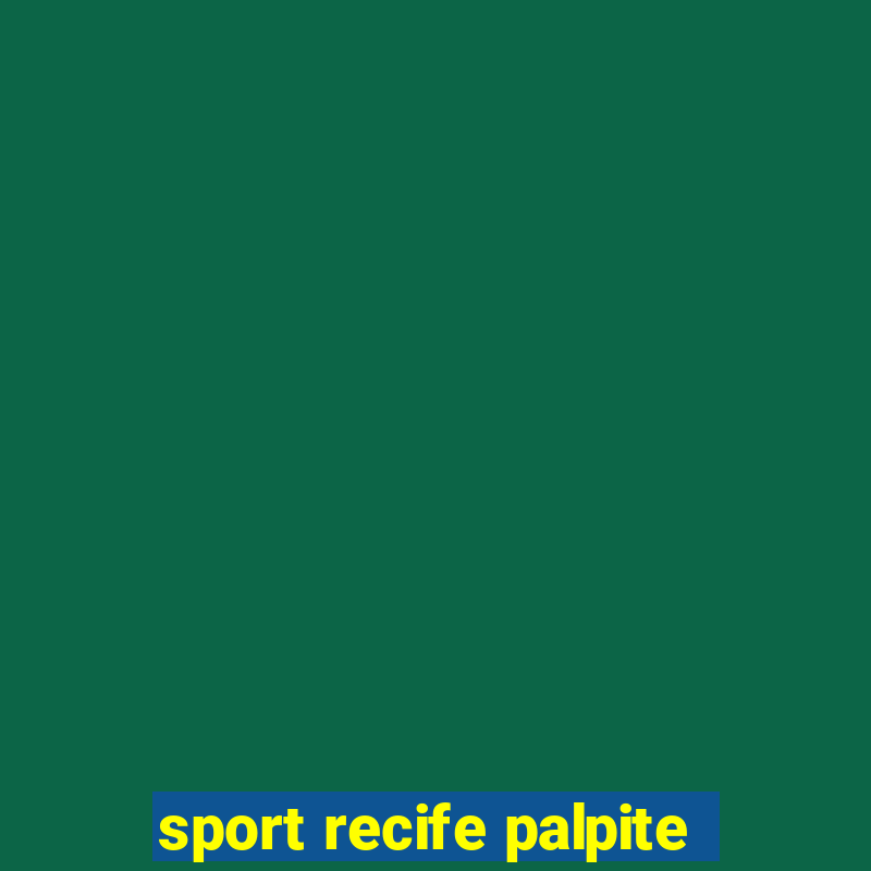 sport recife palpite