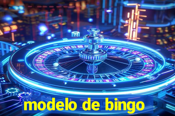 modelo de bingo