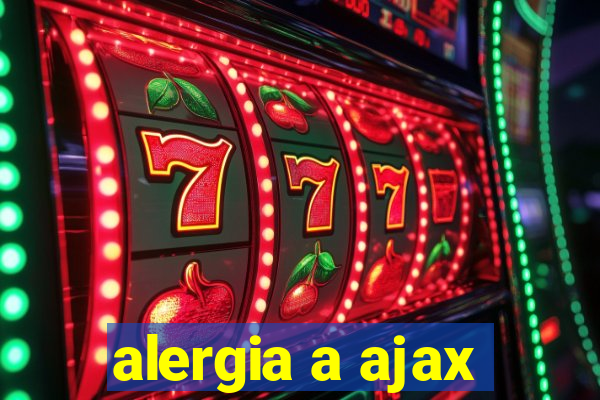 alergia a ajax