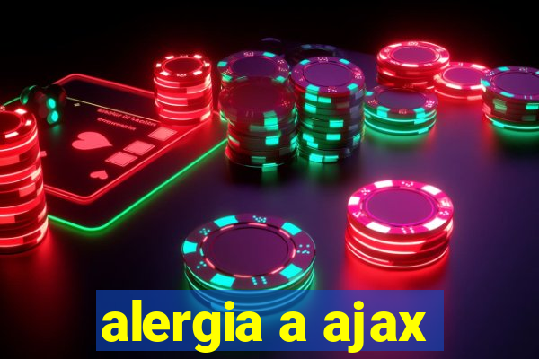 alergia a ajax