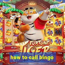 how to call bingo