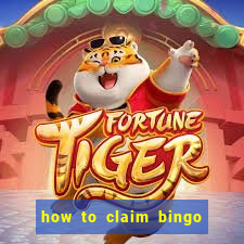 how to claim bingo plus jackpot