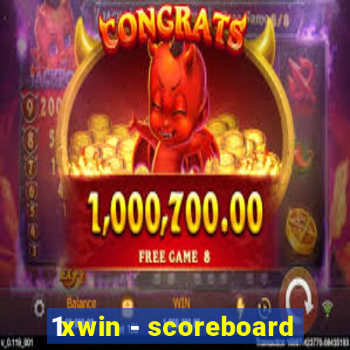 1xwin - scoreboard