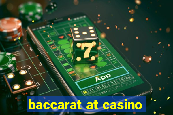 baccarat at casino