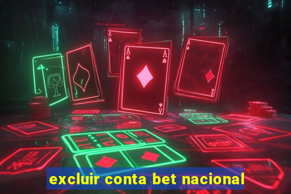 excluir conta bet nacional