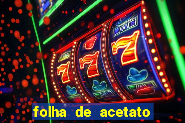 folha de acetato onde comprar